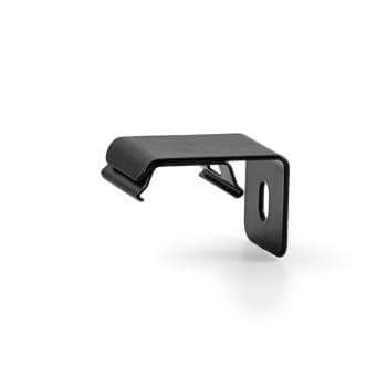 Clips für LED-Profile – gut für Decken- und Wandbeleuchtung. Farben: Silber, Schwarz, Weiß